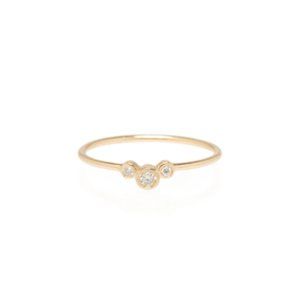Zoe Chicco Graduated Bezel Diamond Ring